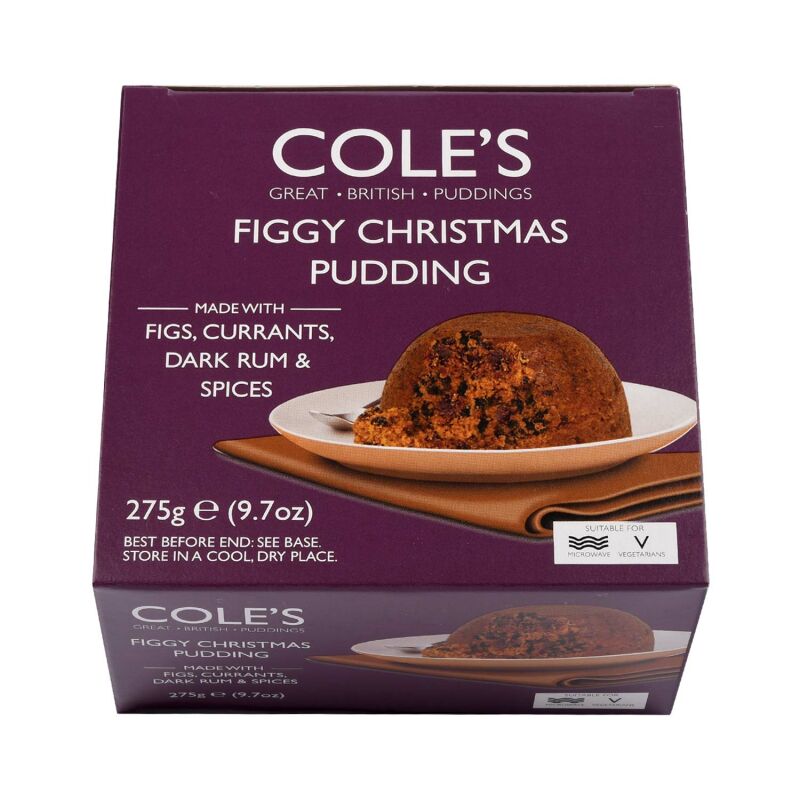Cole's Figgy Christmas Pudding 6 x 275g
