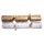 Catering Christmas Crackers -Snowflakes- Gold & White -  50 x 10"/25cm