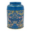 New English Teas - English Breakfast Tea 4 x 240 Tea Bags - Song Thrush and Berries Tin - Teal