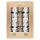 Green Christmas - 12 x 10 Large Luxury Eco Christmas Crackers - Brown & White - Merry Christmas