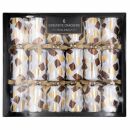 Harvey & Mason - 6 x 6 Large Exquisite Christmas Crackers - Gold & Brown - Brushstroke