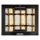 Harvey & Mason - 6 x 6 Large Deluxe Christmas Cracker  - Gold & White - Glitter Leaf