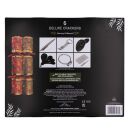 Harvey & Mason - 6 Large Deluxe Christmas Cracker  - Red & Gold - Robin