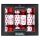 Harvey & Mason - 6 Mini Christmas Cracker - Red & White -  Have a Jolly Christmas