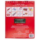 12 x 10 Family Eco Christmas Crackers - Red & White - Santa & Rudolph
