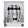 12 x 10 Family Eco Christmas Crackers - Silver & White - Snowflake