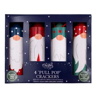 Christmas Time - 4 Pull Pop Crackers - Gonk