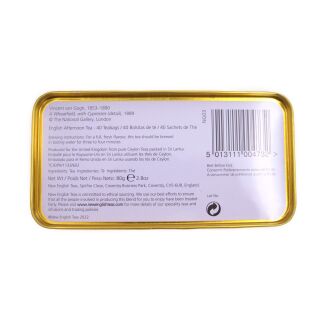 New English Teas - English Afternoon Tea 40 Tea Bags - Vincent Van Gogh - Wheatfield With Cypresses