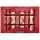 Harvey & Mason - 8 Premium Christmas Crackers - Red & White - Poinsettia